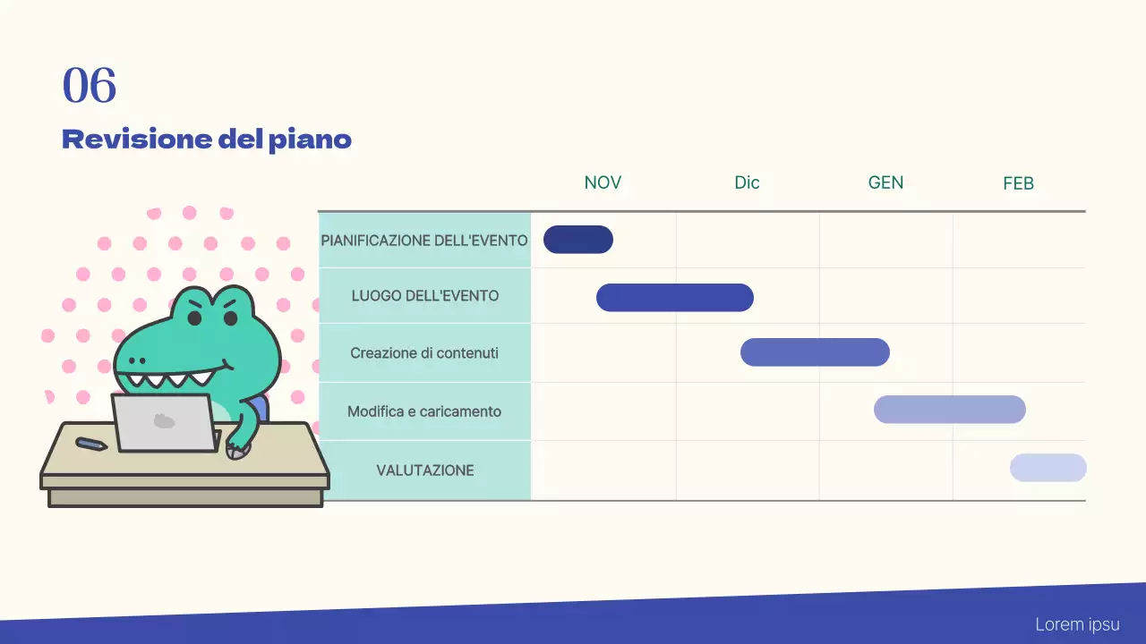 Studio di marketing semplice blu e menta