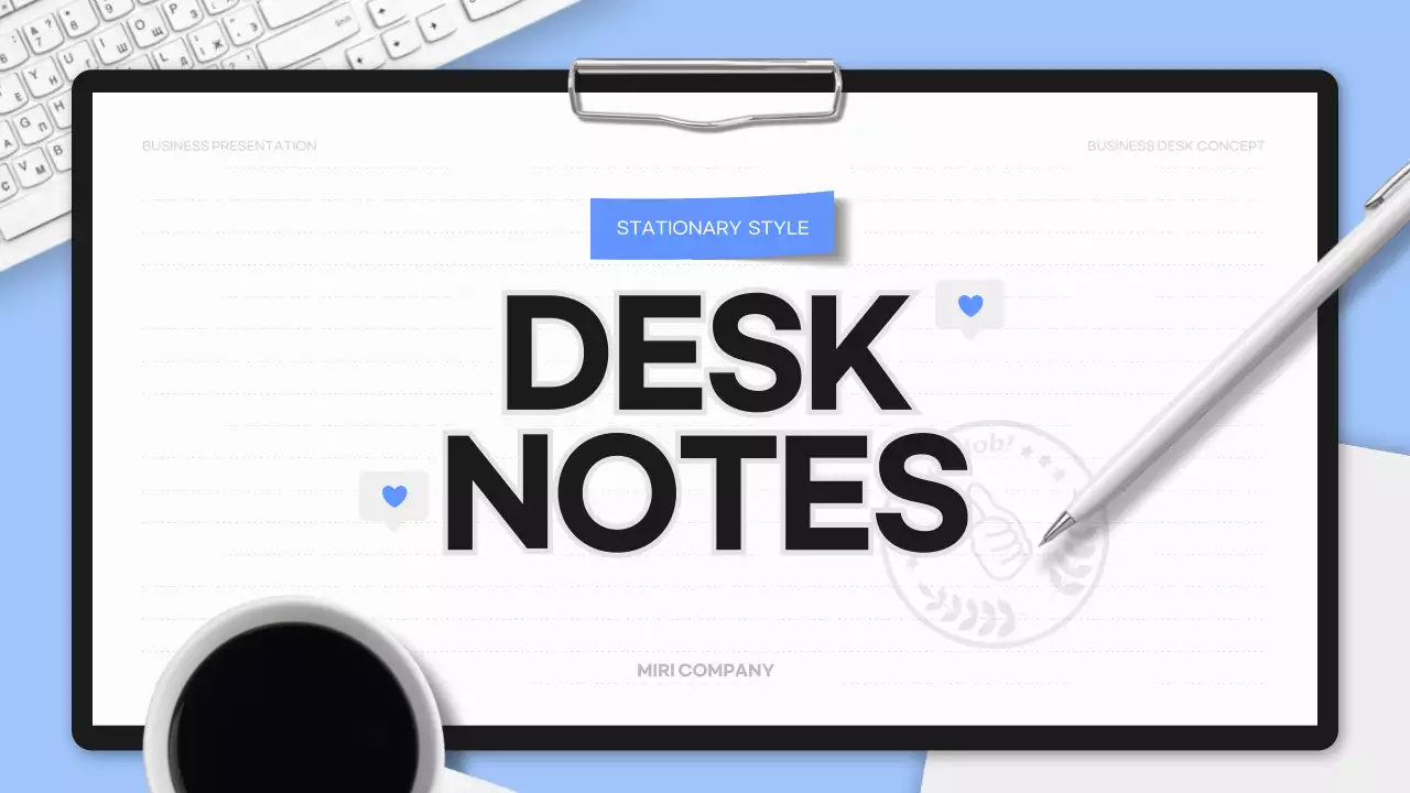 하늘색과 검정의 심플한 비즈니스 보고서