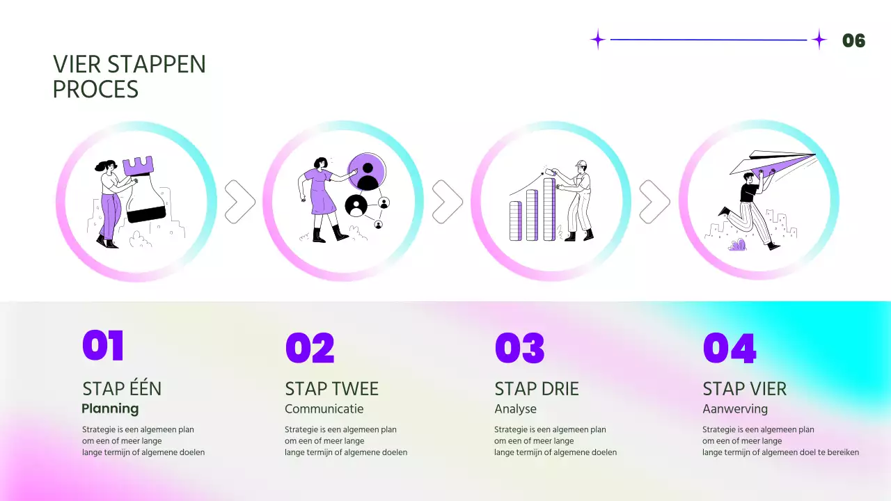 Roze en fluorescerende trendy lay-outrapport met meerdere pagina's