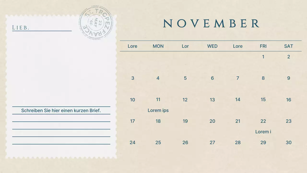 Ein Regenbogen von trendigen Kalenderplanern