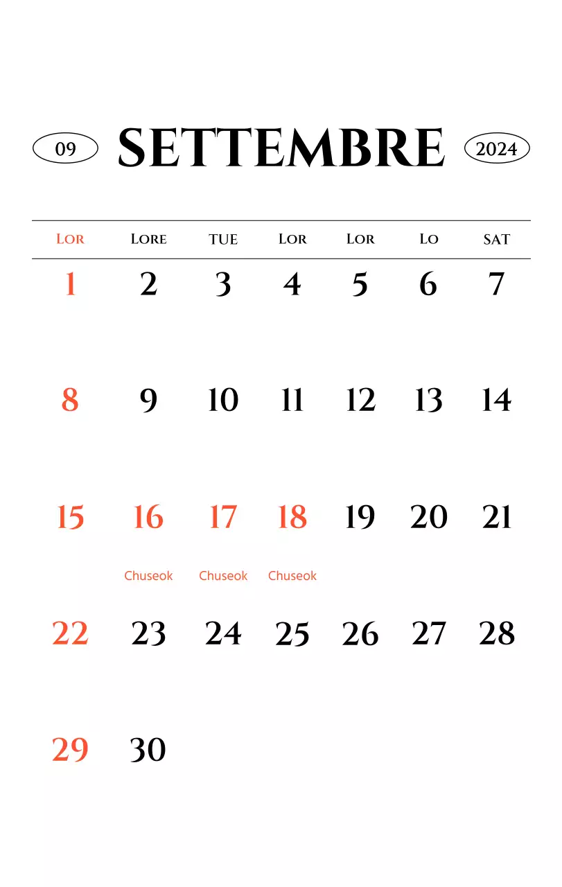 Calendario da parete in stile semplice con concetto di fotografia di viaggio emozionale in bianco e nero