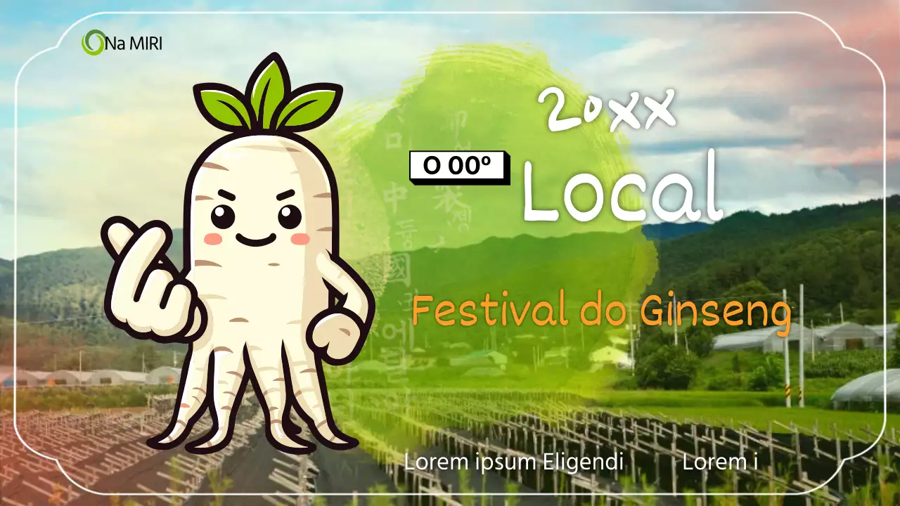 Um guia para o festival do ginseng verde e retro