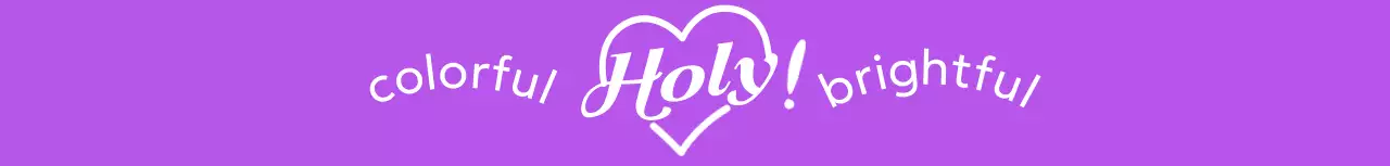 Pameran yang lucu dengan ilustrasi hati dan tulisan kursif