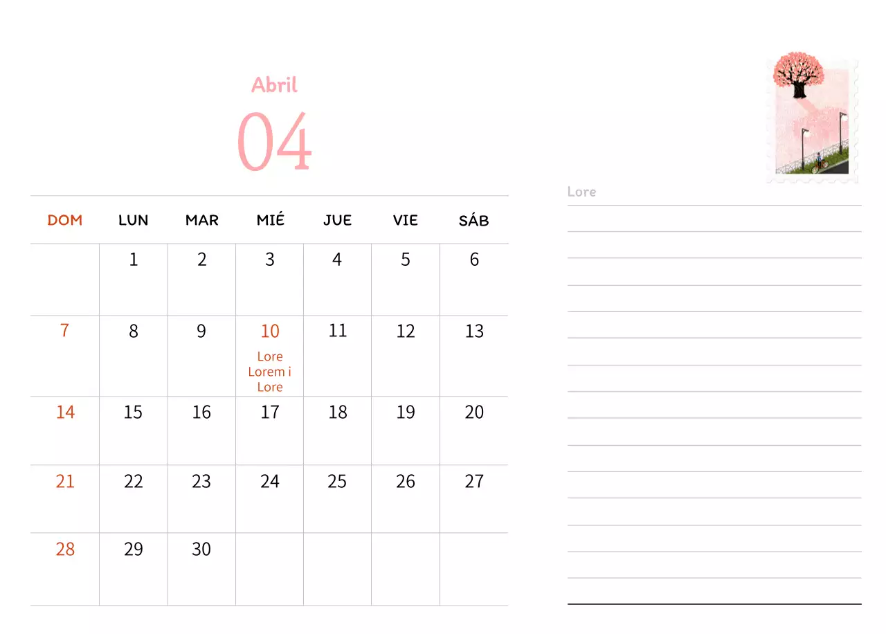 Ilustraciones de sellos con un concepto cálido