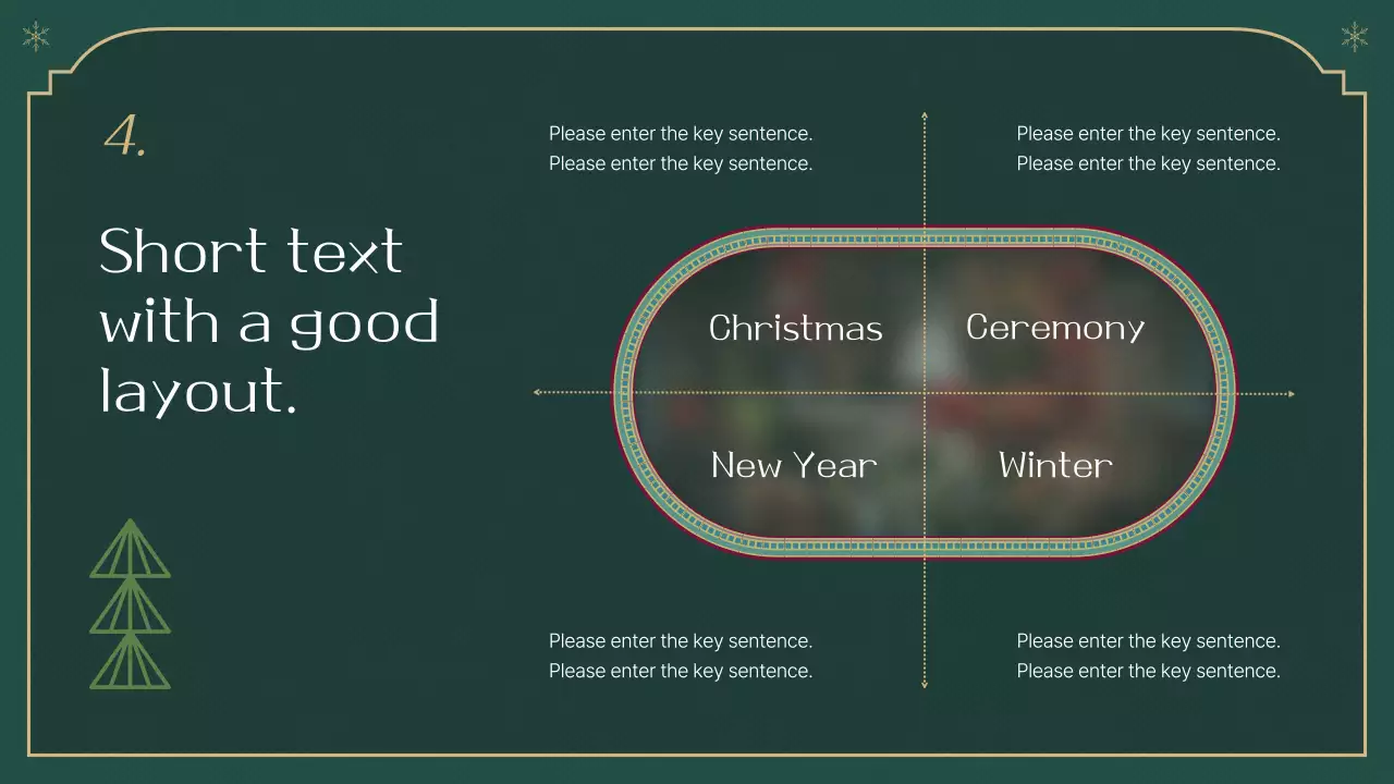 Green Elegant Christmas Event Presentation