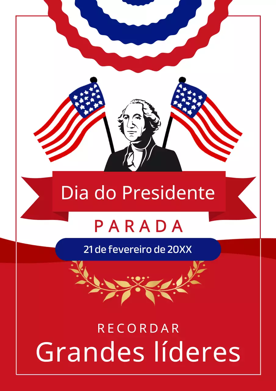 Promover o Desfile Clássico Vermelho e Azul do Dia do Presidente