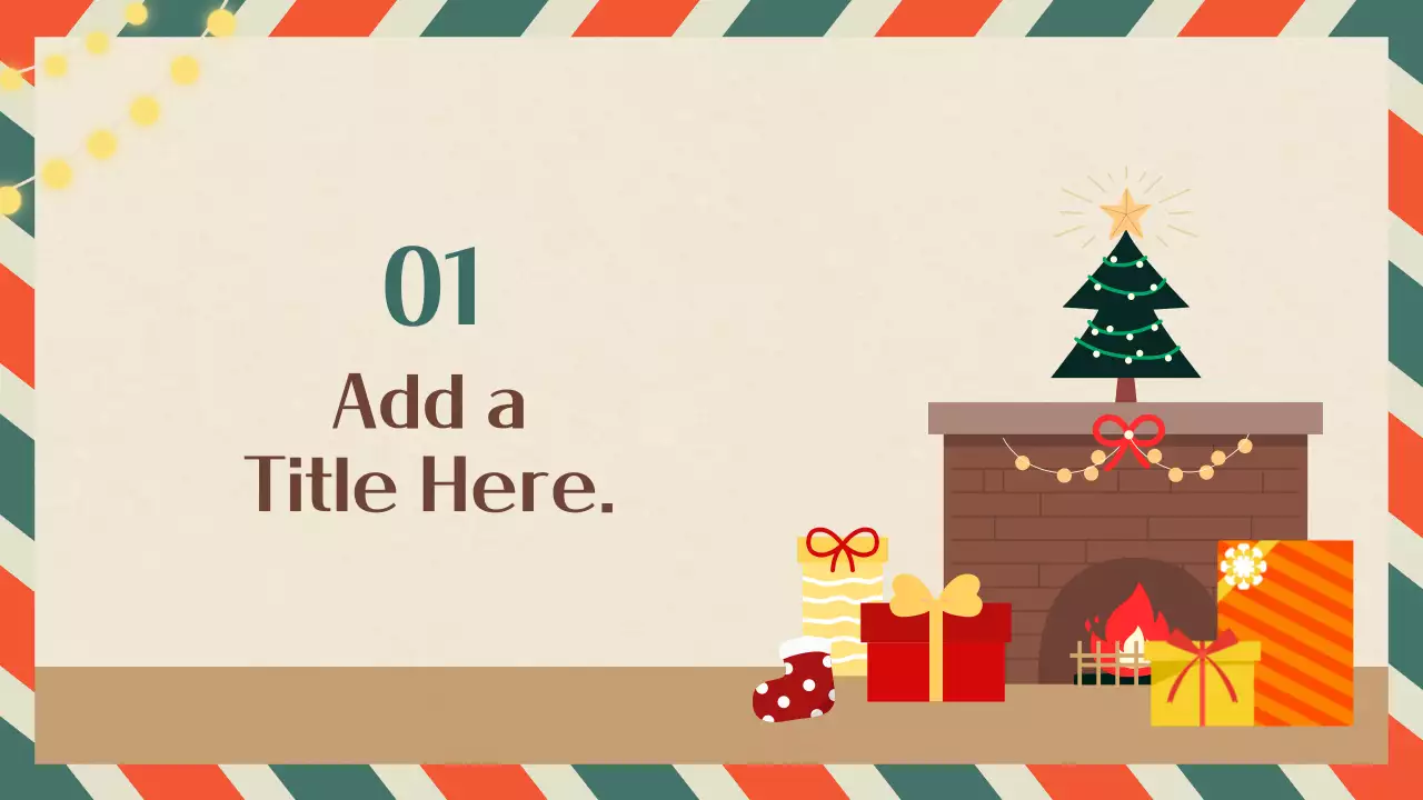 Beige Traditional Christmas Presentation