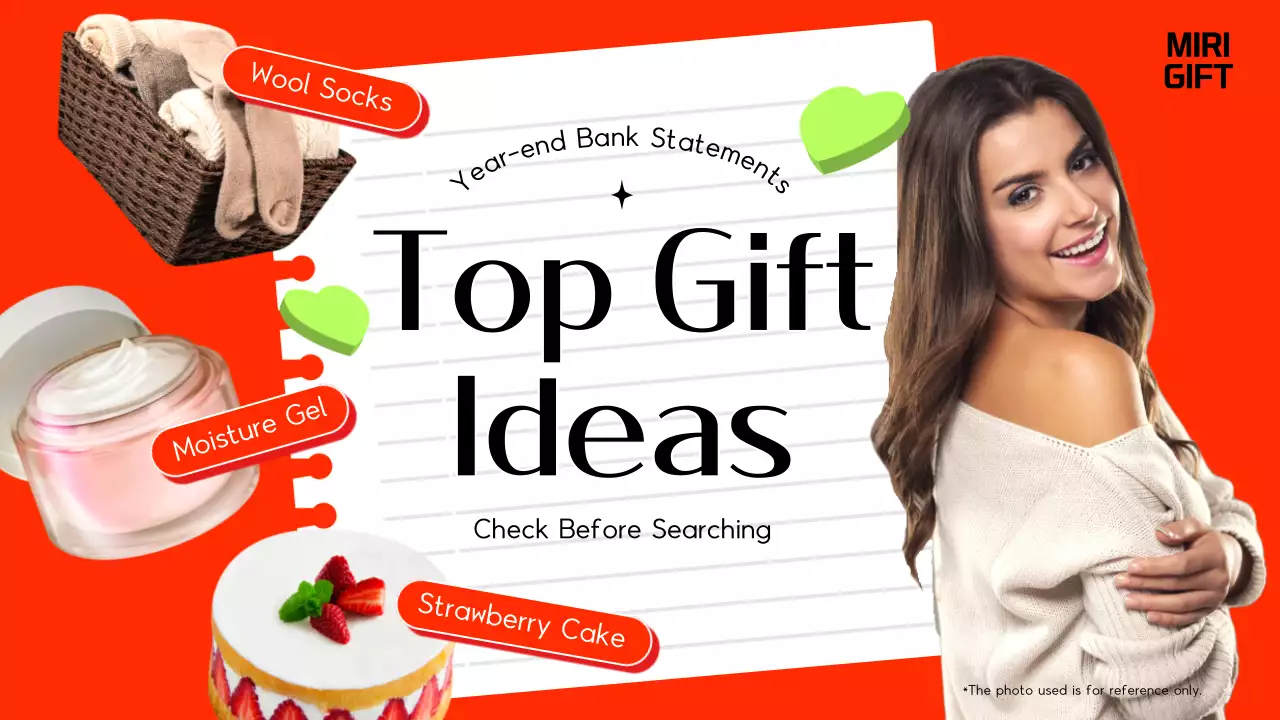 레드 트렌디 기프트 프로모션 유튜브 썸네일