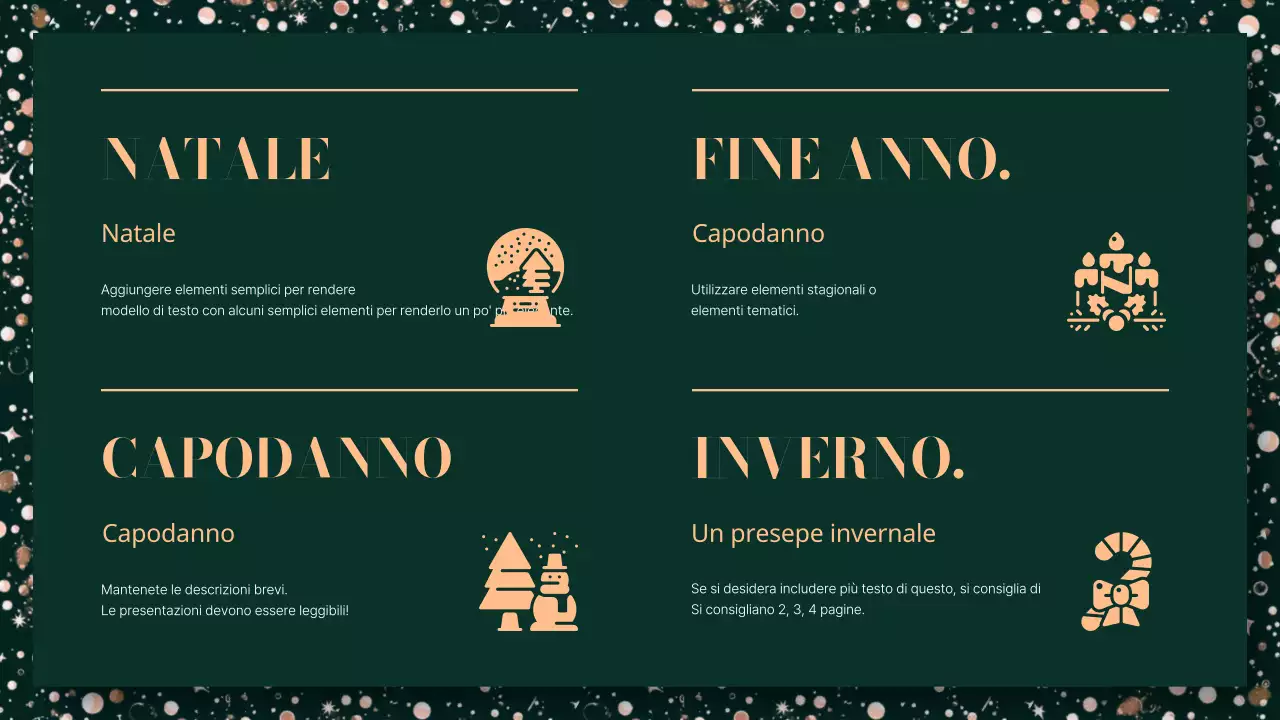 Presentazione del concetto di Natale di classe su sfondo kaki