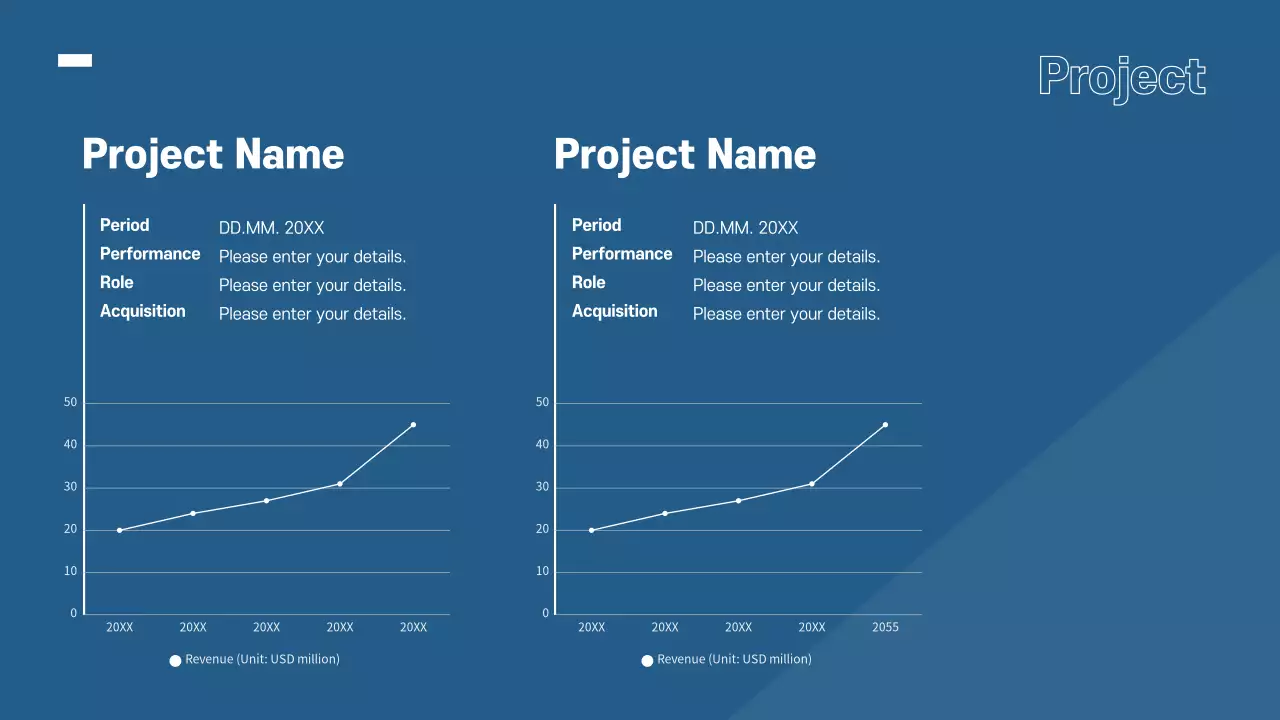 블루 프로페셔널 커리어 포트폴리오 프레젠테이션