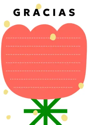 Carta de invitación minimalista en rojo y verde