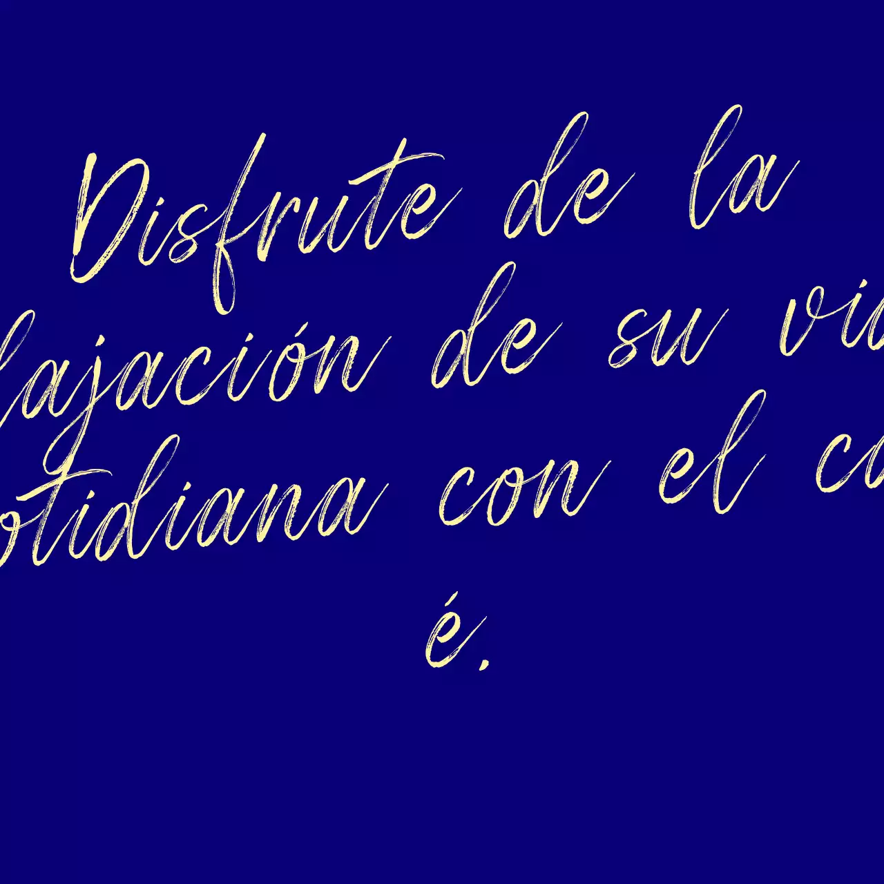 Concepto de cafetería con tipografía de letras