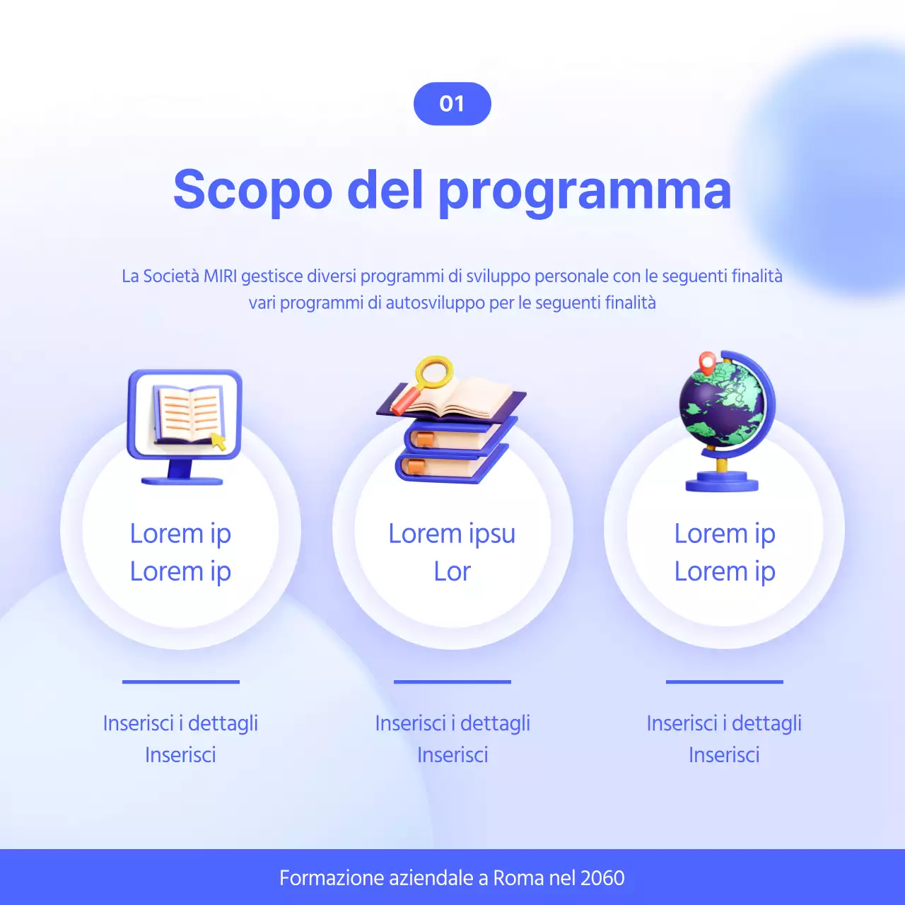 Una guida ai moderni programmi di formazione al lavoro in bianco e blu