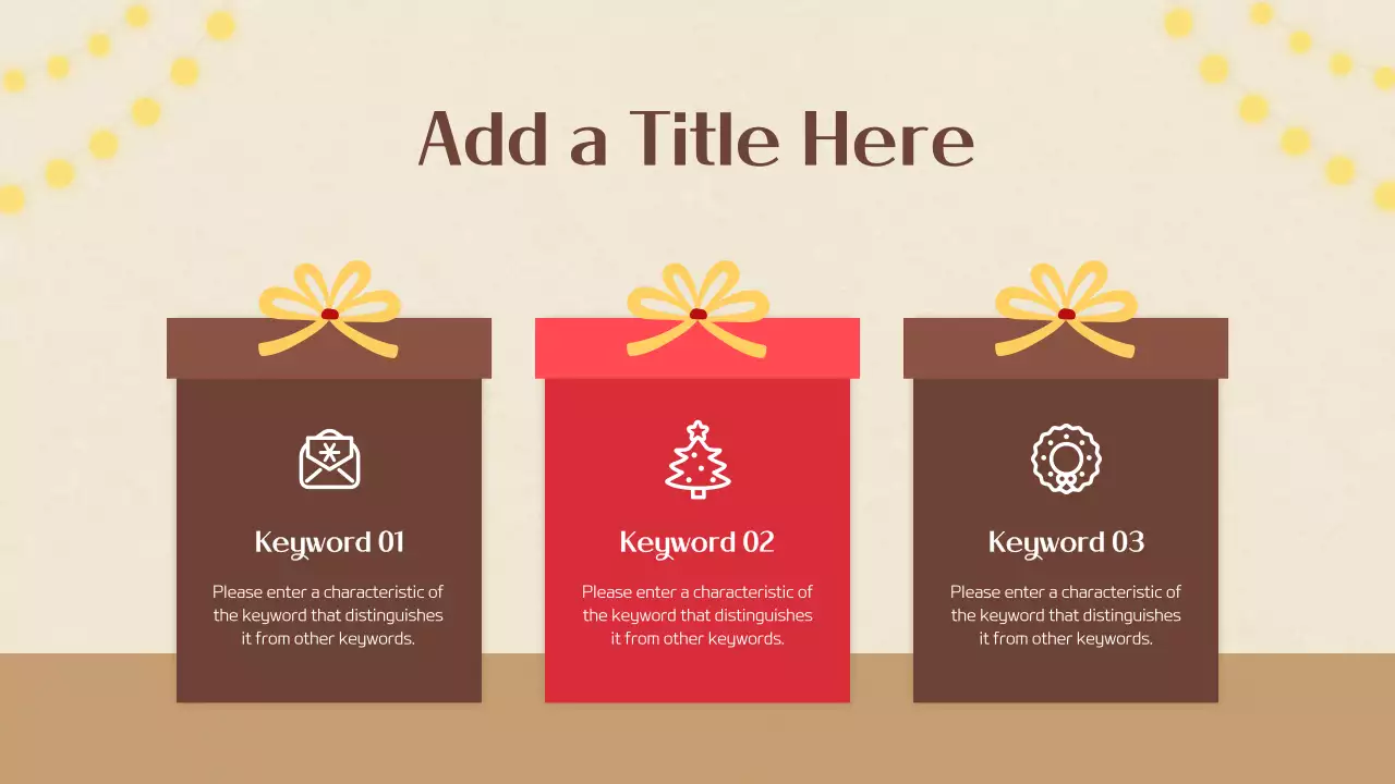 Beige Traditional Christmas Presentation