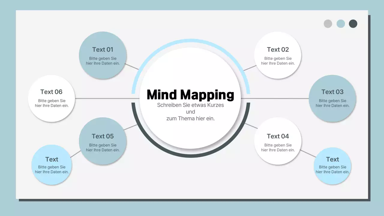 Himmelblau und Weiß Klassisches Mehrseiten-Layout Bericht