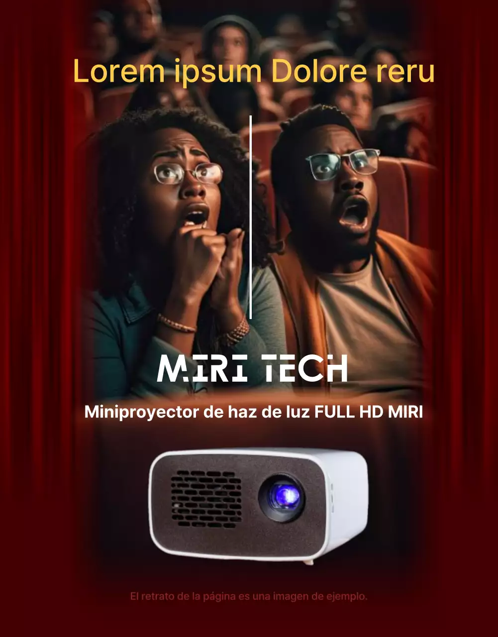 Rojo, simple descripción del producto electrónico