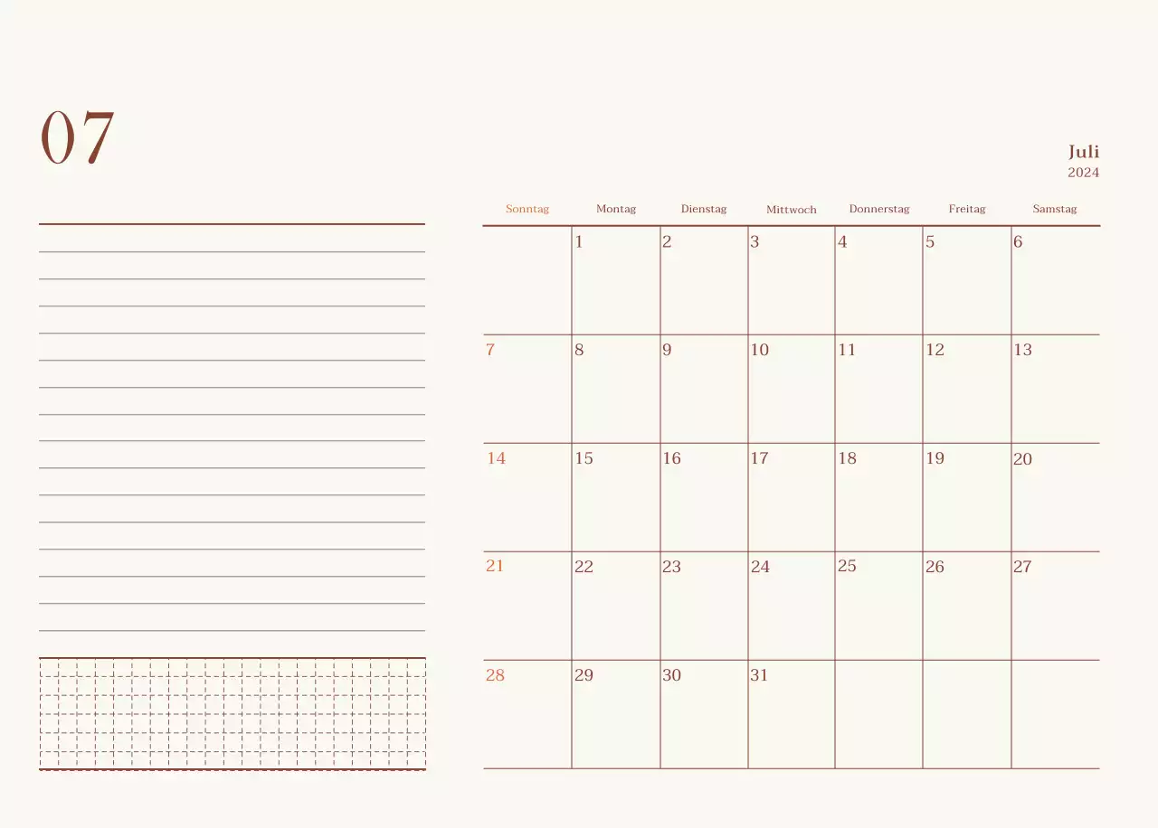 Emotionales Cafe-Fotolayout in Beige und Braun