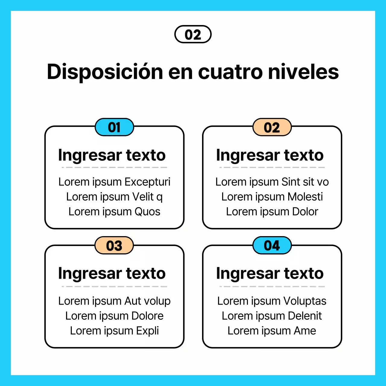  Consejos de negocios sencillos en azul claro y negro
