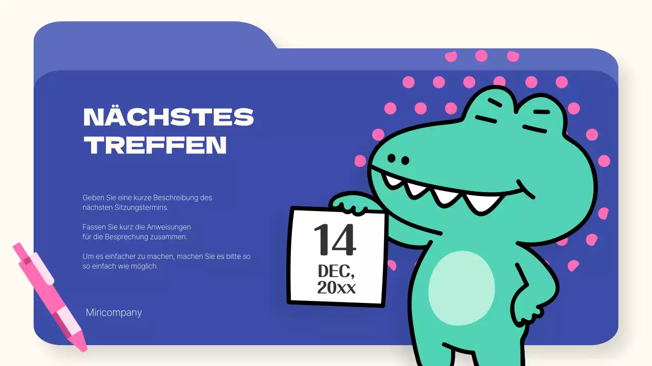 Blau und Minze Einfaches Marketing Studie Anmerkungen Bericht