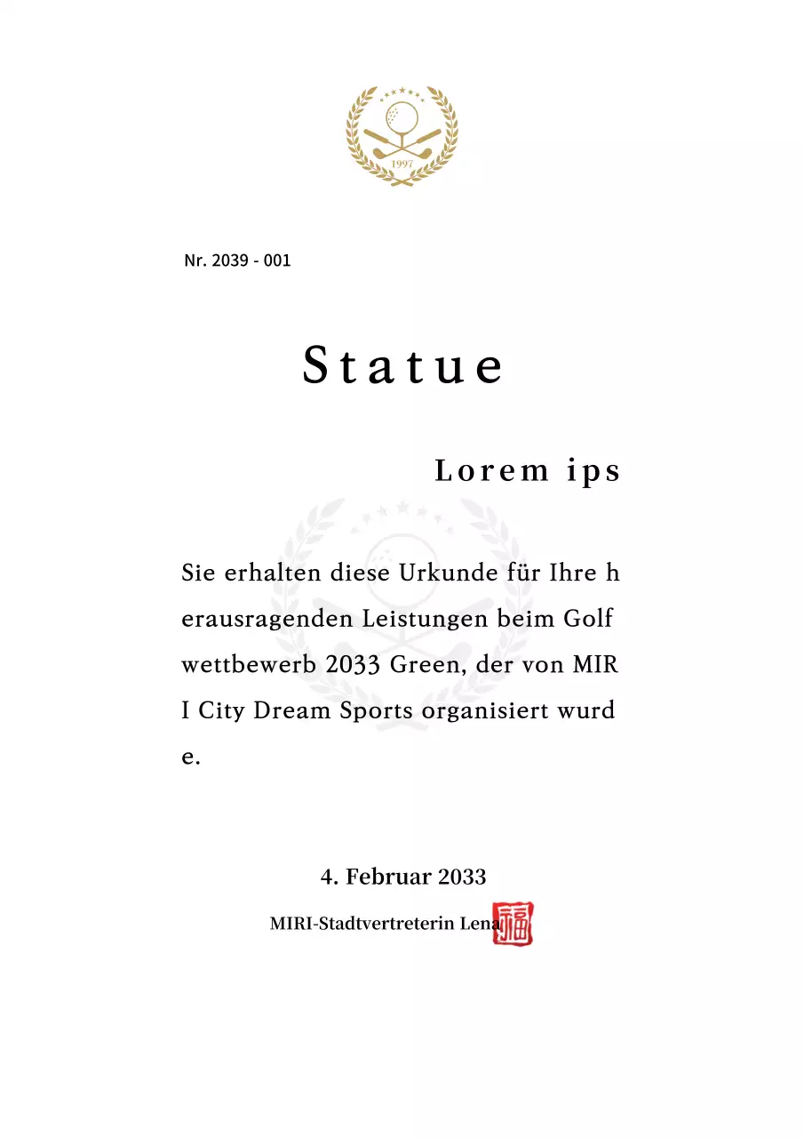 Sportpreise mit Golf Illustrated für ein stilvolles Ambiente