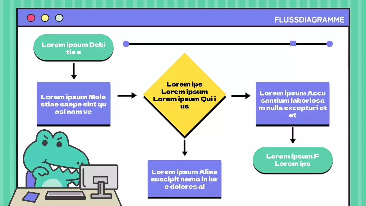 Gelb und Lila Trendy Marketing Studie Notizen Bericht