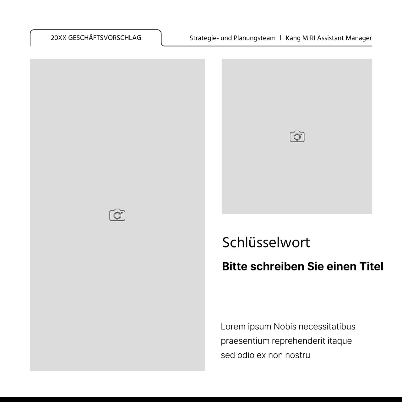 Fördern Sie ein Layout-Design mit vielen einfachen Fotorahmen in Weiß und Schwarz