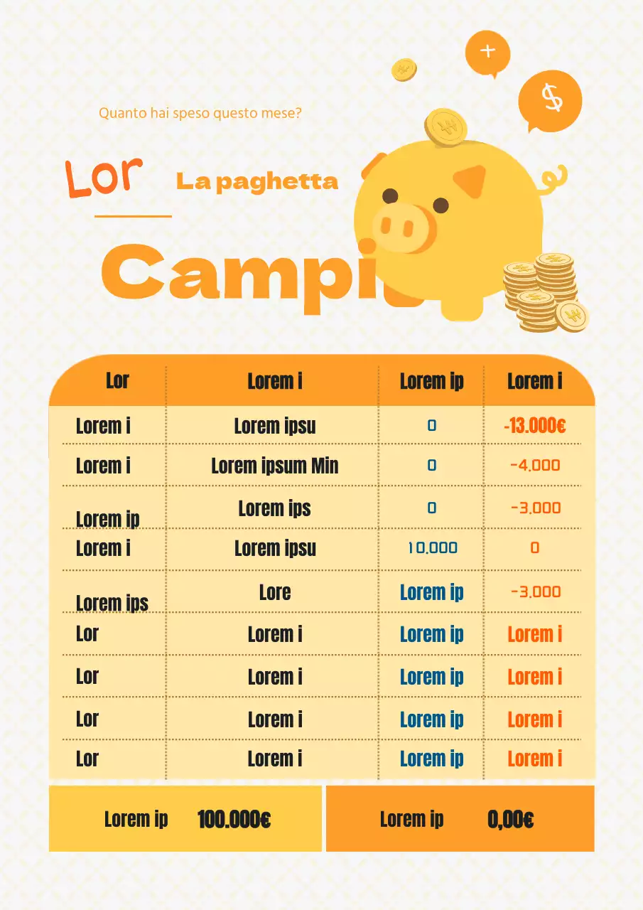 Semplice agenda tascabile gialla