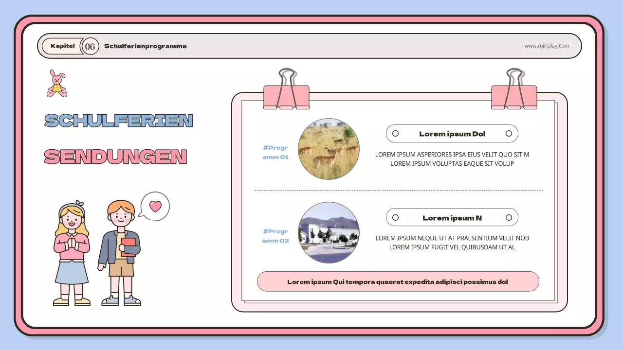 Eine süße Baby- und Kleinkind-Lehrermappe in Hellblau und Rosa