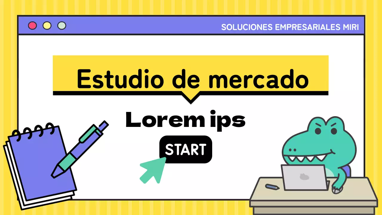 Informe de notas de estudio sobre el marketing de moda en amarillo y morado