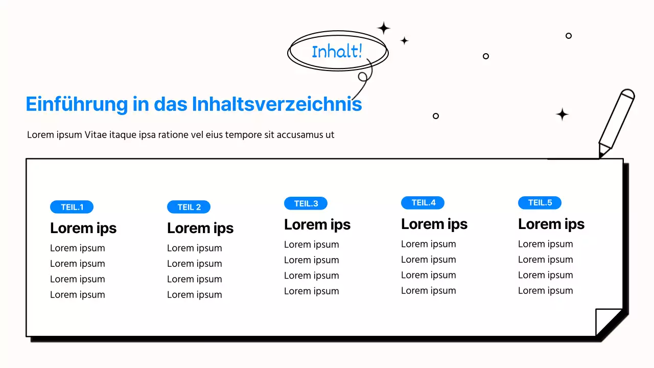 Einfache blaue und schwarze Büroarbeitspräsentation