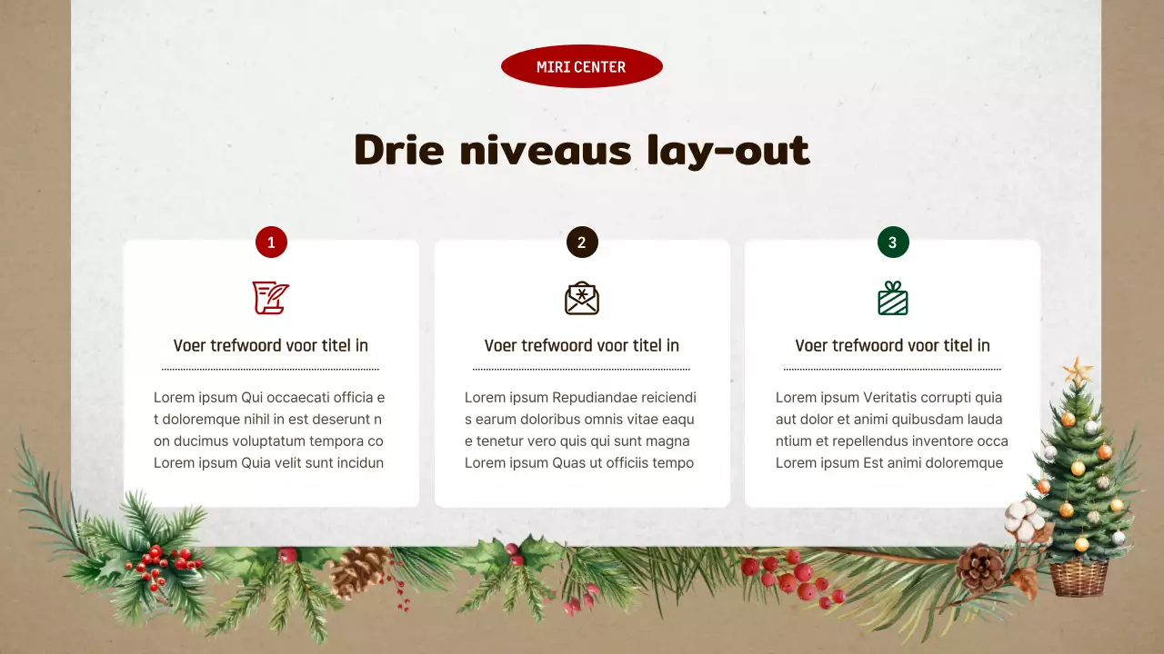 Vintage bruin en beige trainingsgids voor vrijwilligers tijdens de wintervakantie