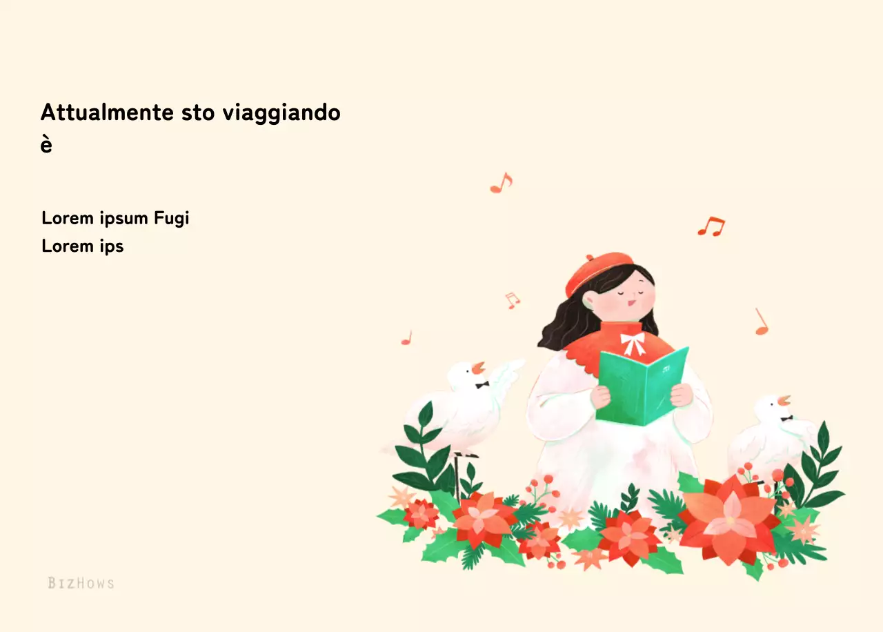 Un calendario di Capodanno caldo e illustrato