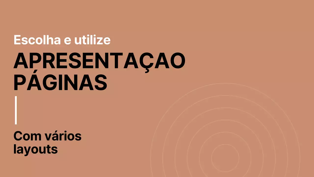 Relatório de páginas de layout múltiplo minimalista em castanho e preto