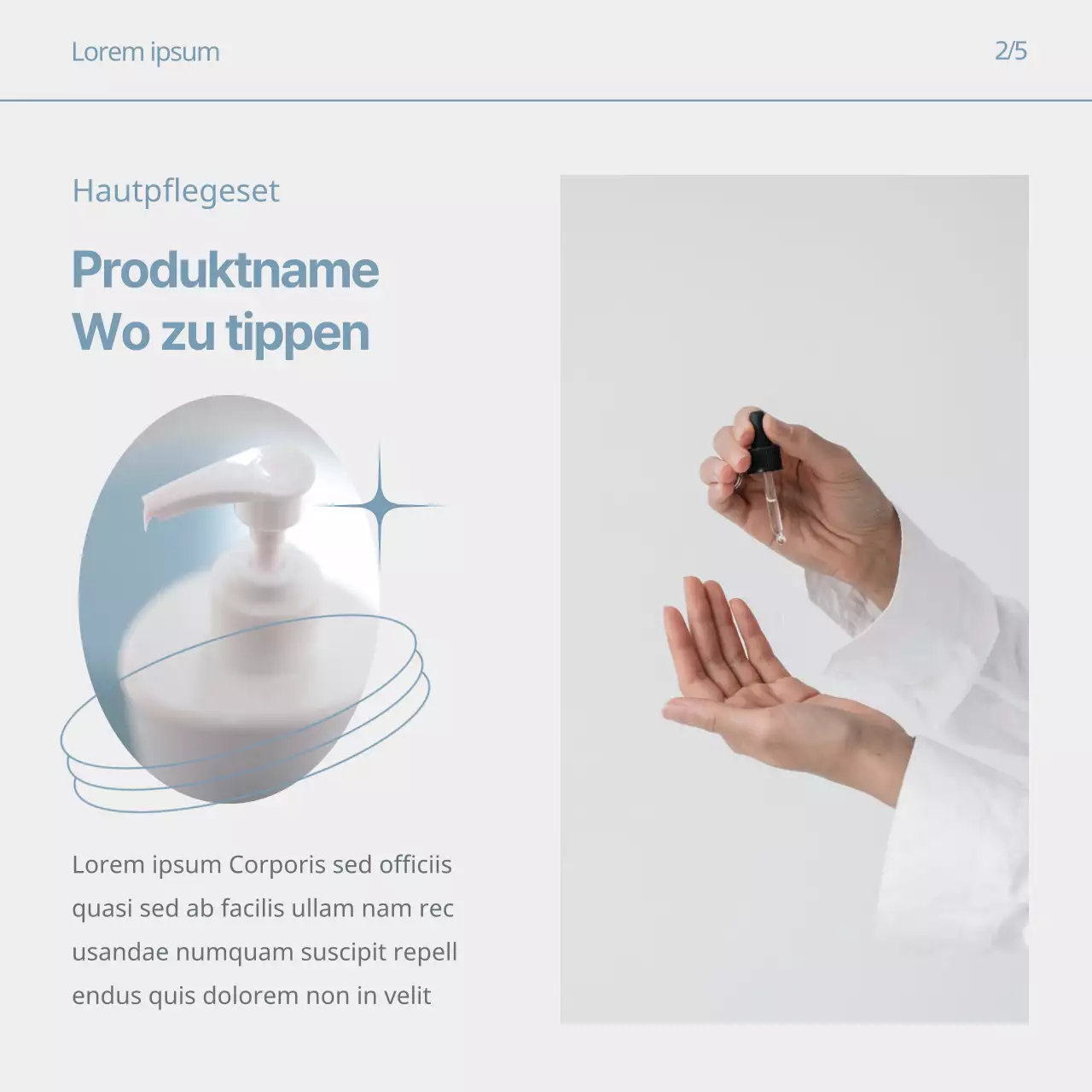 Instagram-Posts von Schönheitsmarken, die den hellblauen Trend aufgreifen