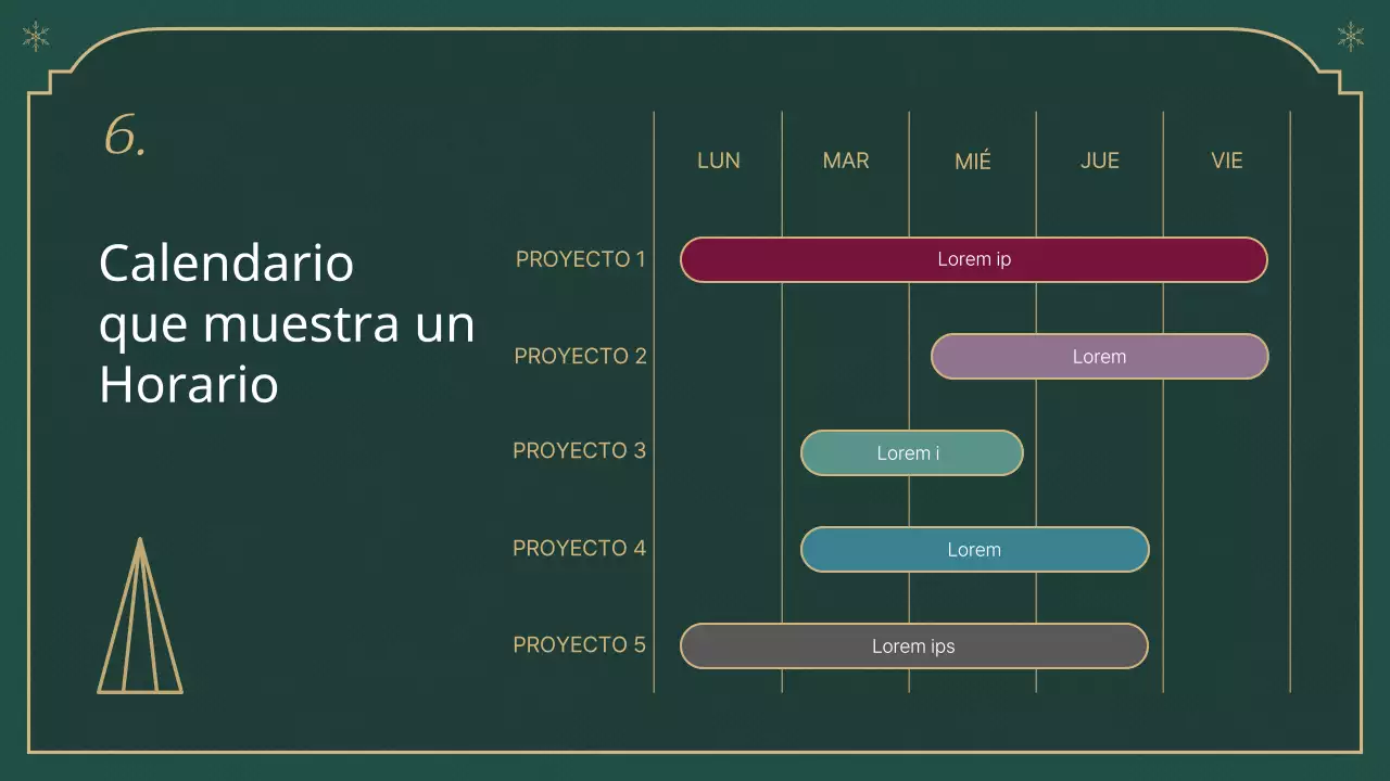 Un reportaje navideño clásico en verde y beige