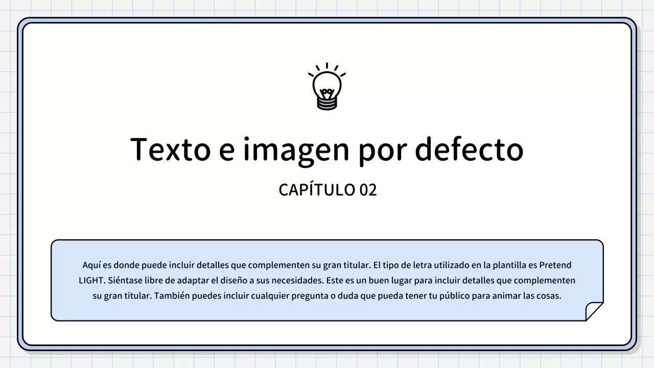 Un sencillo informe de síntesis de color azul claro