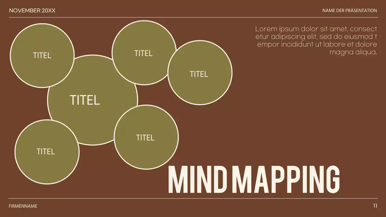 Khaki und Braun Minimal Diverse Layout Seiten Bericht