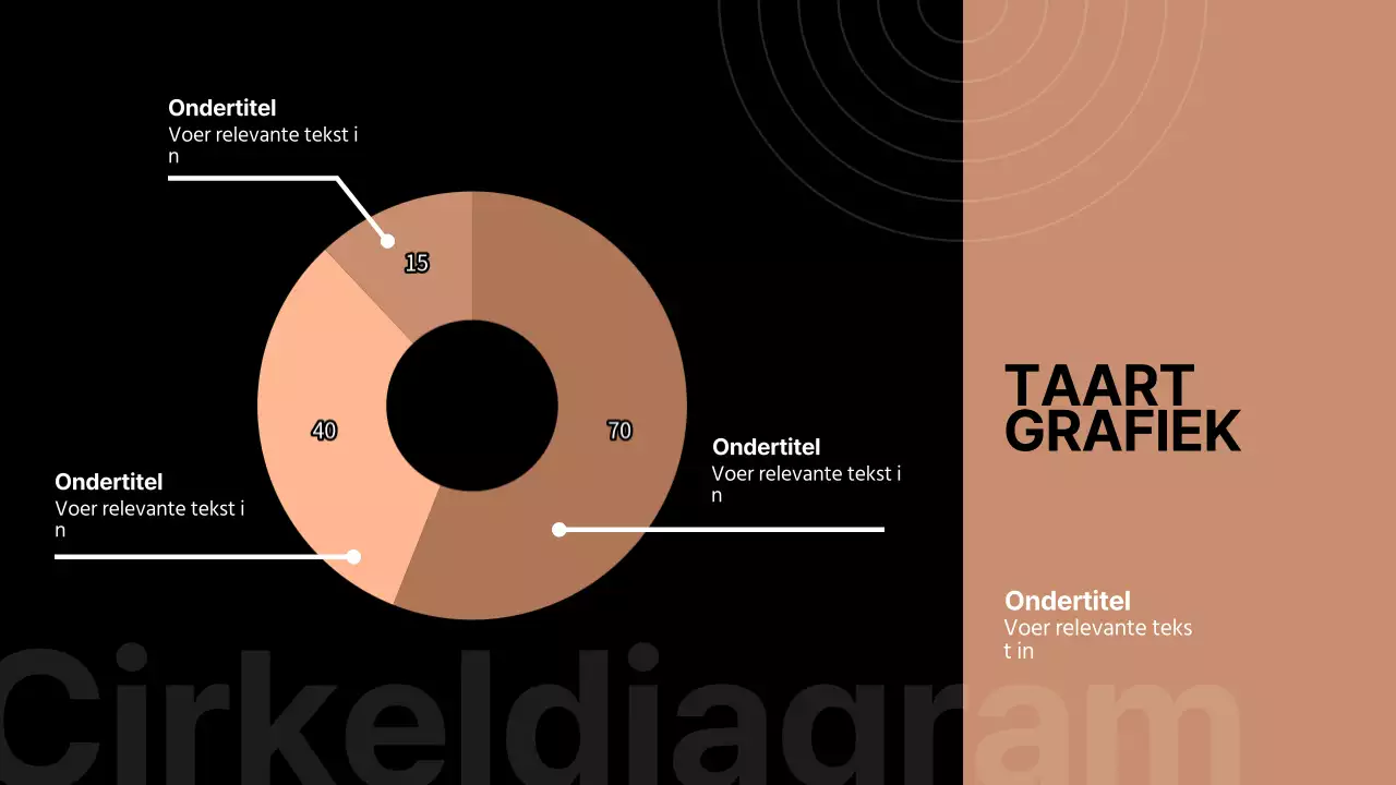 Bruin en Zwart Minimal Multiple Layout Pagina's Rapport