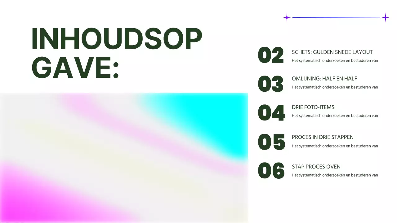 Roze en fluorescerende trendy lay-outrapport met meerdere pagina's