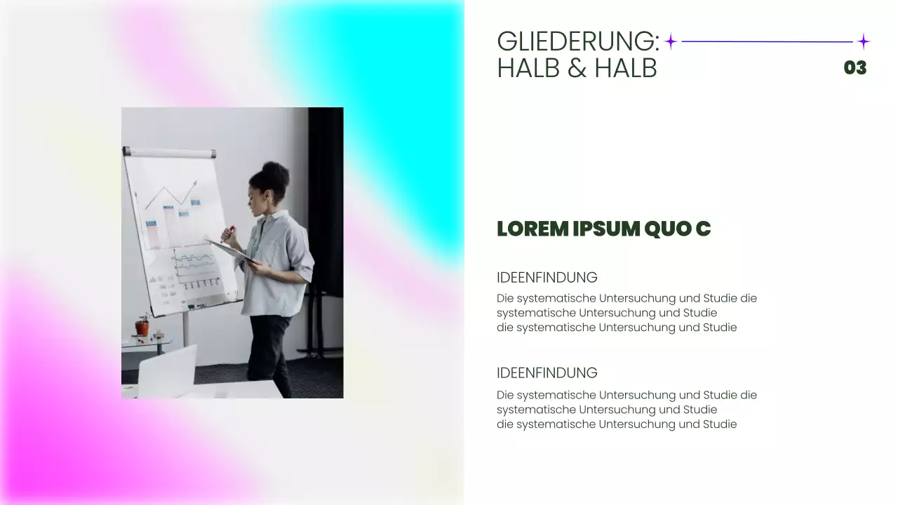 Rosa und fluoreszierend Trendy Multipage Layout Report