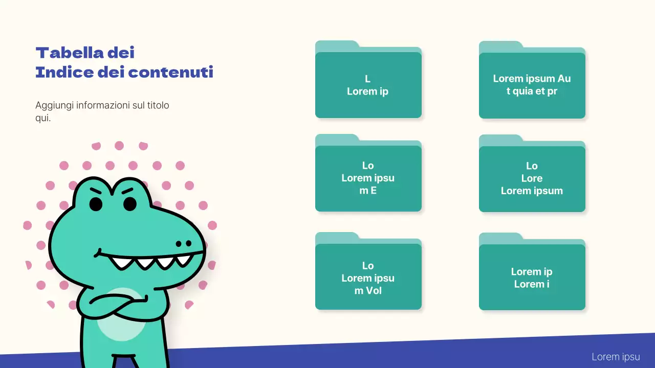 Studio di marketing semplice blu e menta