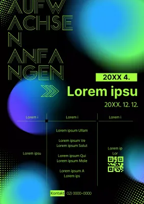 Förderung des Netzwerktags für blaue und grüne Geometrie