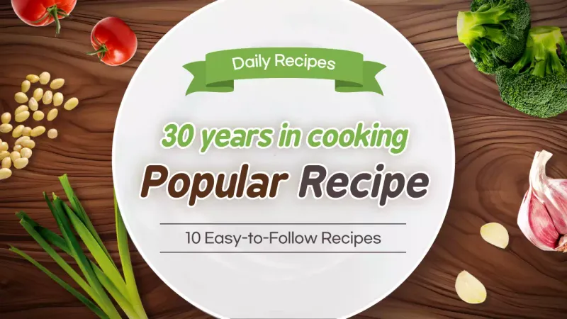 Green Simple Cooking Recipe YouTube Thumbnail