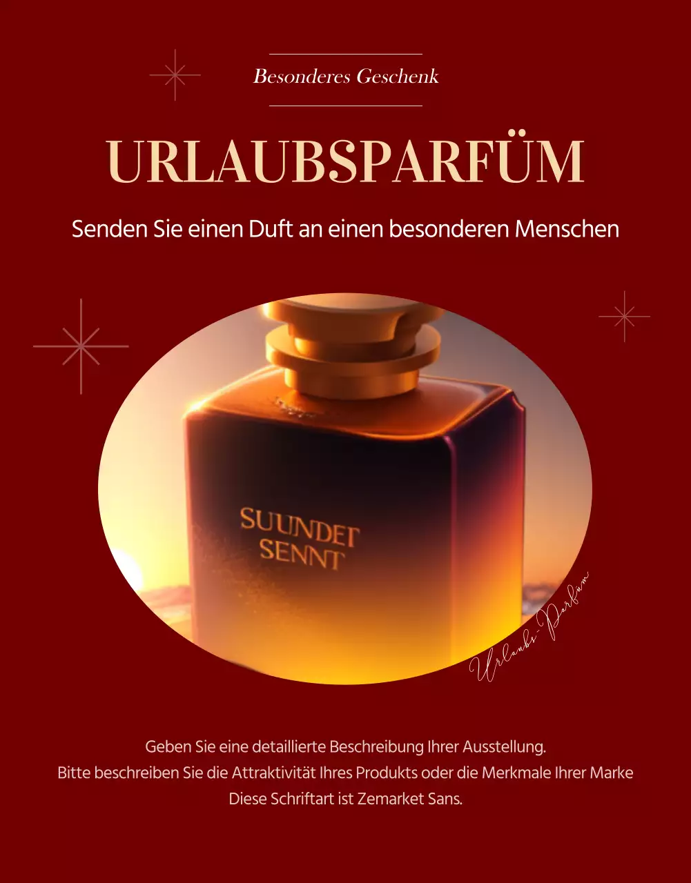 Werben Sie für ein luxuriöses Weihnachtsgeschäft in Rot und Gelb