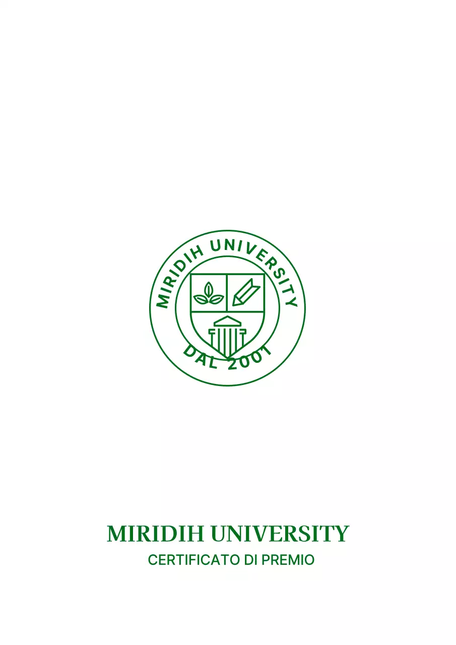 Caso d'inserimento del simbolo del logo dell'università