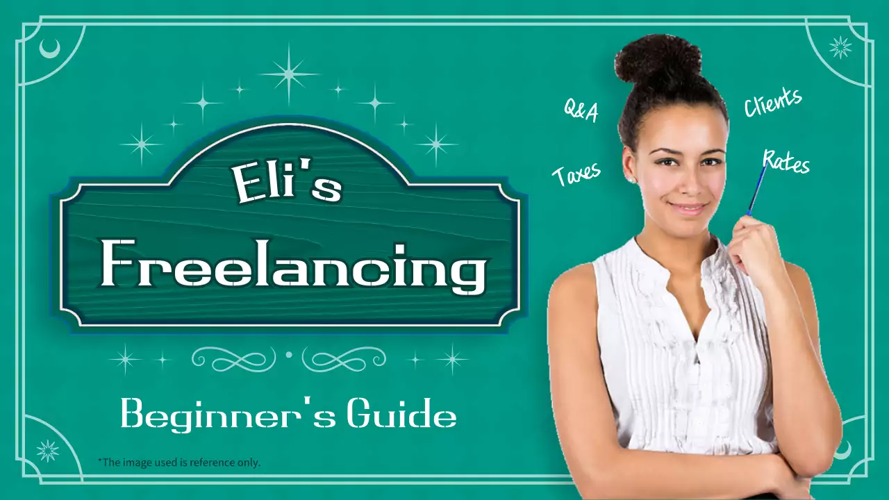 Teal Modern 프리랜싱 가이드 YouTube 썸네일