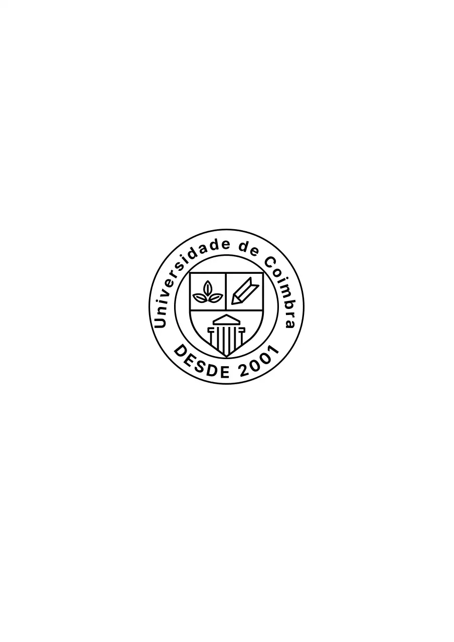 Listagem do símbolo do logótipo da universidade