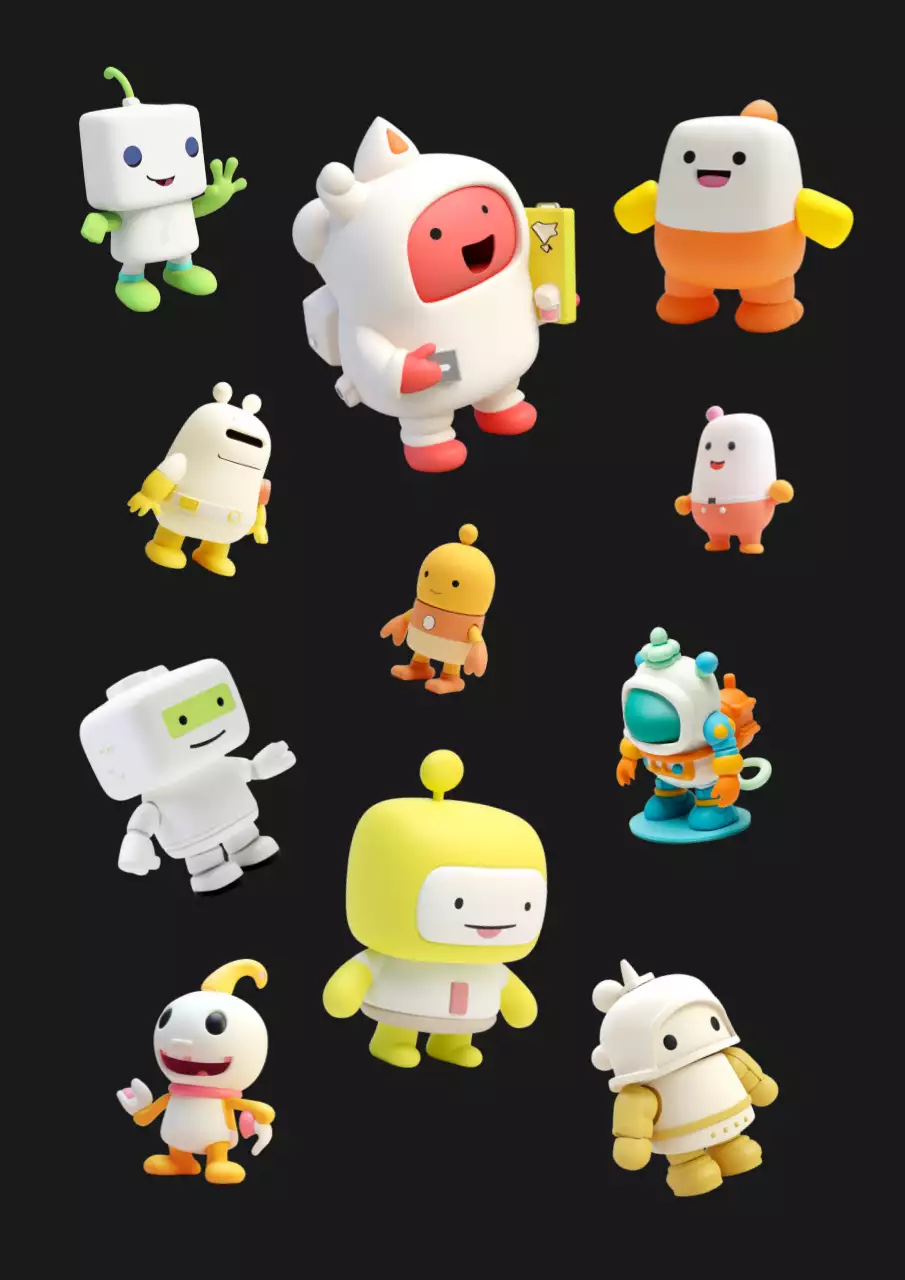 Koleksi stiker alien yang lucu