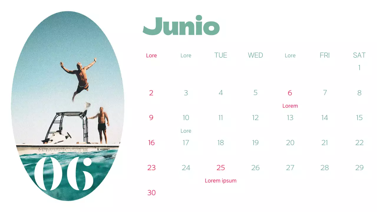 Un arco iris de agendas de moda