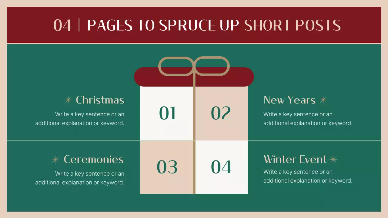 와인 엘레강트 이벤트 템플릿 프로모션 프레젠테이션